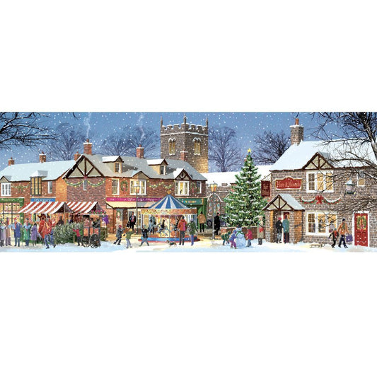 Jigsaw 748pc Village Pubs - Celebrate in Winter