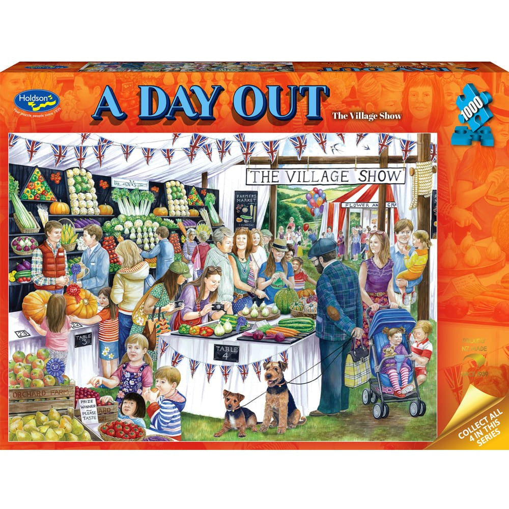 Jigsaw 1000pc A Day Out - Village Show