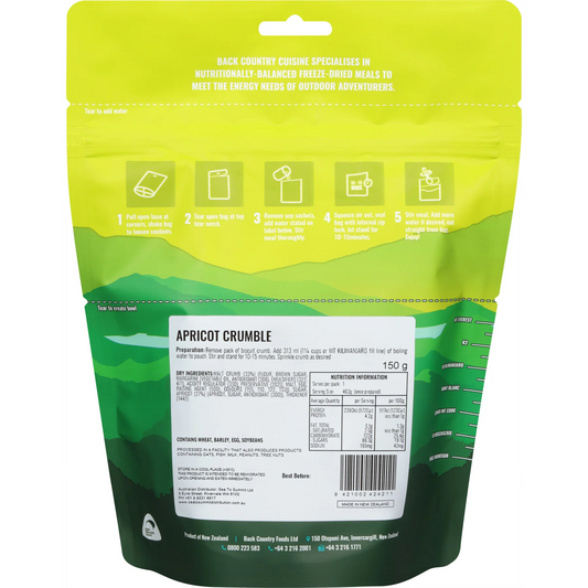 Back Country Cuisine Regular Apricot Crumble