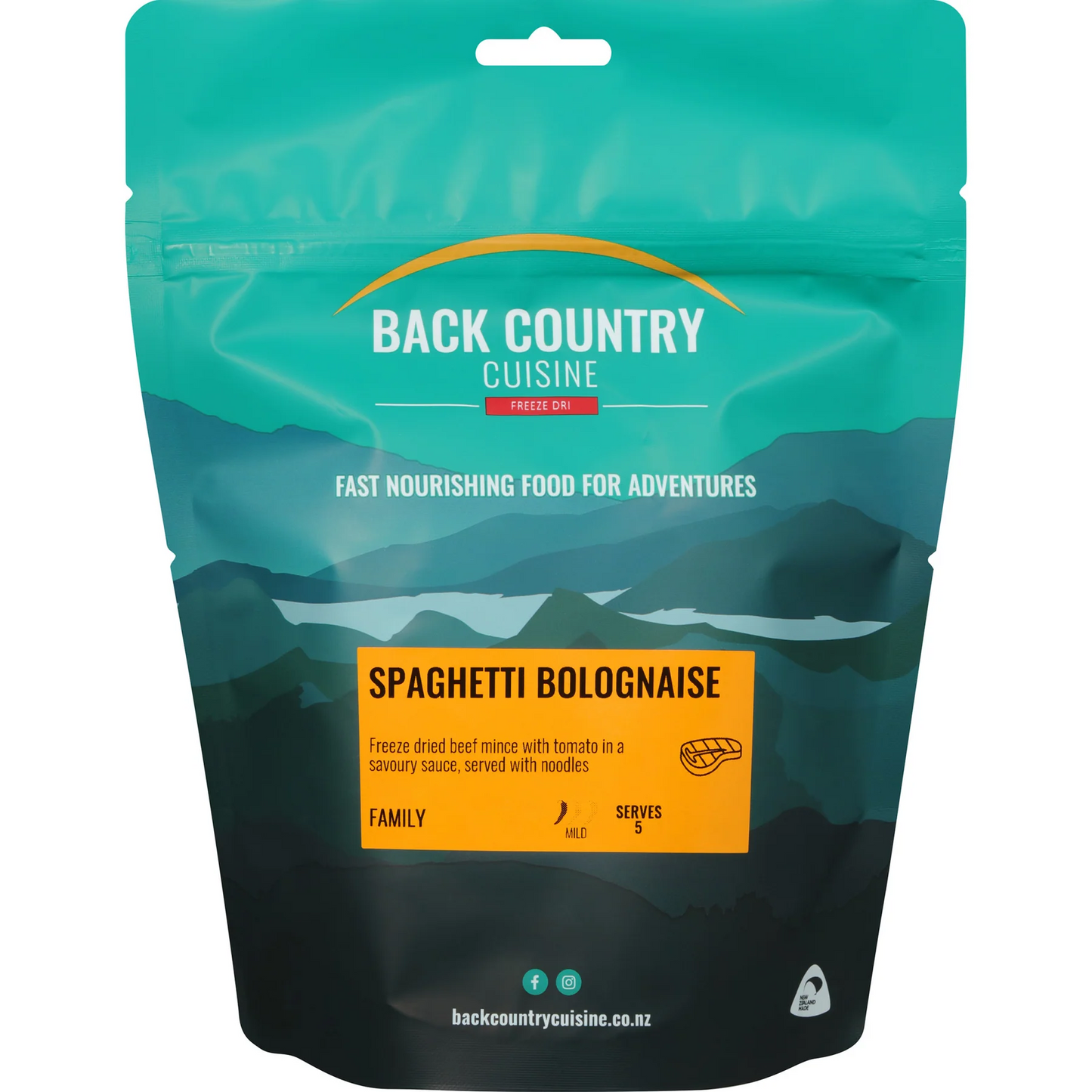 Back Country Cuisine Family Spaghetti Bolognaise