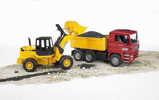 Bruder 02752 Man TGA Truck with Articulated Road Loader