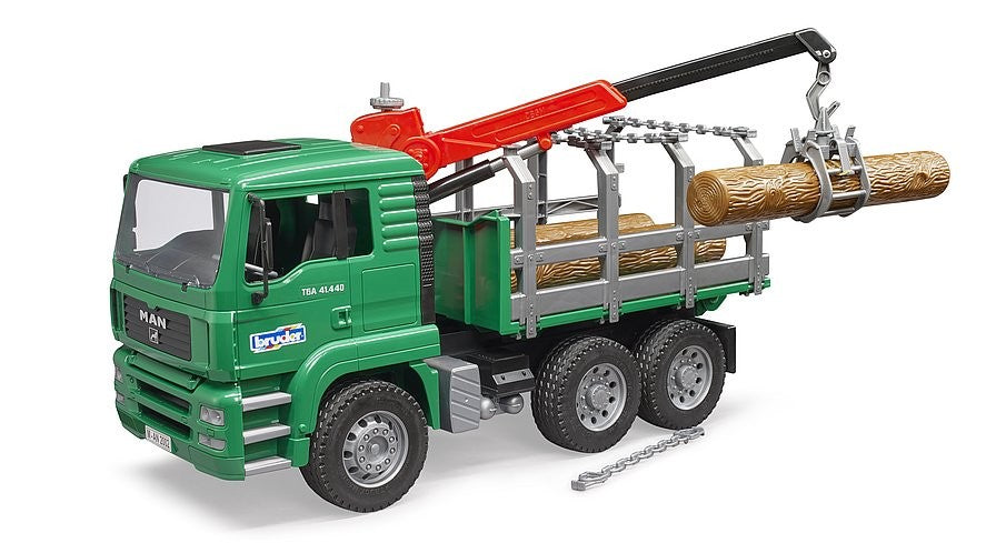 Bruder 02769 Man TGA Log Truck with Loading Crane