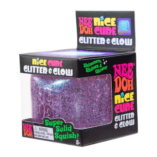 Nee Doh - Nice Cube Glitter & Glow