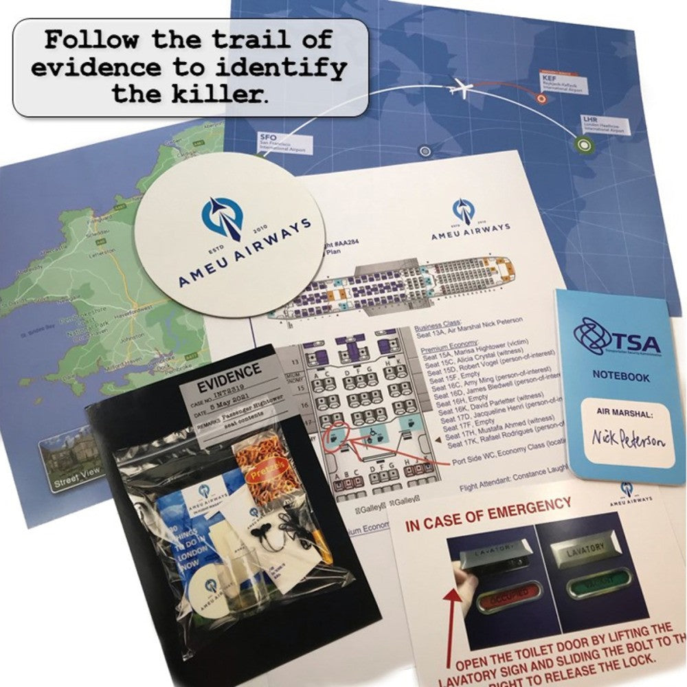 Murder Mystery Party Case File - Mile High Murder