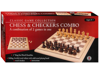 Classic Games Collection - Chess & Checkers Combo 15"