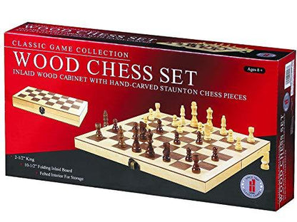 Classic Games Collection - Wood Chess Set 15" 