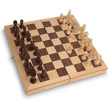 Classic Games Collection - Wood Chess Set 15" 