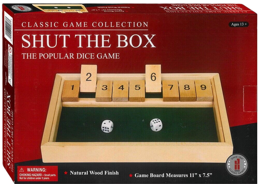 Classic Games Collection - Wooden Shut the Box