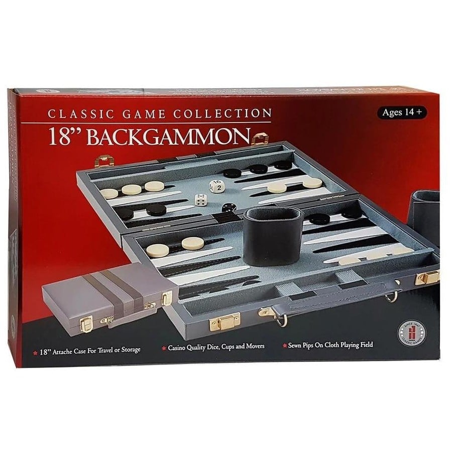 Classic Games Collection - Backgammon Vinyl Stitched 18' 