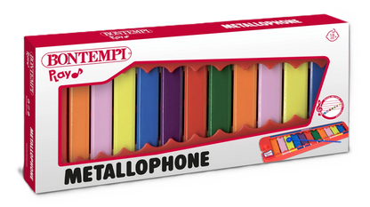 Bontempi Metallophone with 11 Metal Plates / Notes