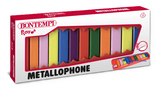 Bontempi Metallophone with 11 Metal Plates / Notes