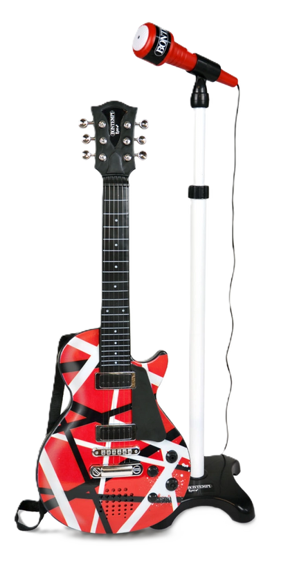 Bontempi Electronic Rock Guitar & Stand Microphone