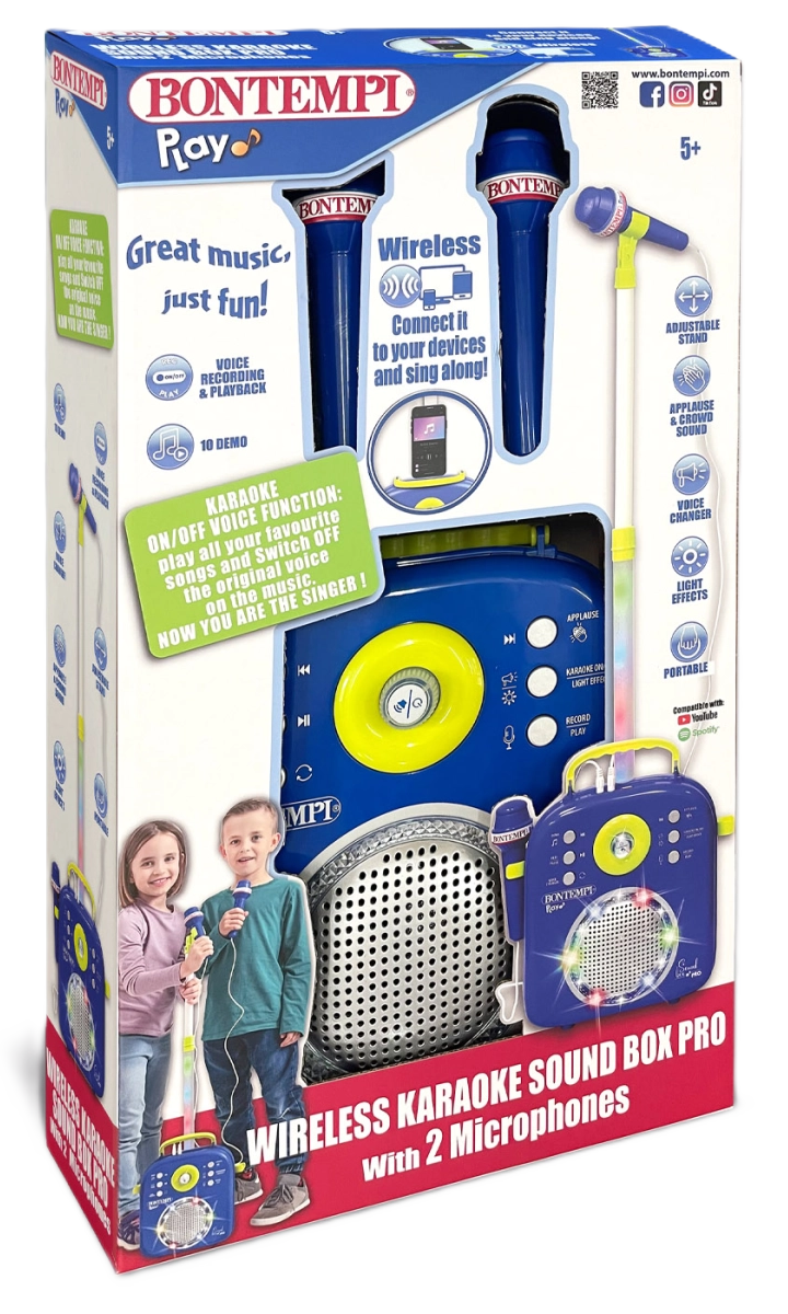 Bontempi Karaike Sound Box with 2 Microphones