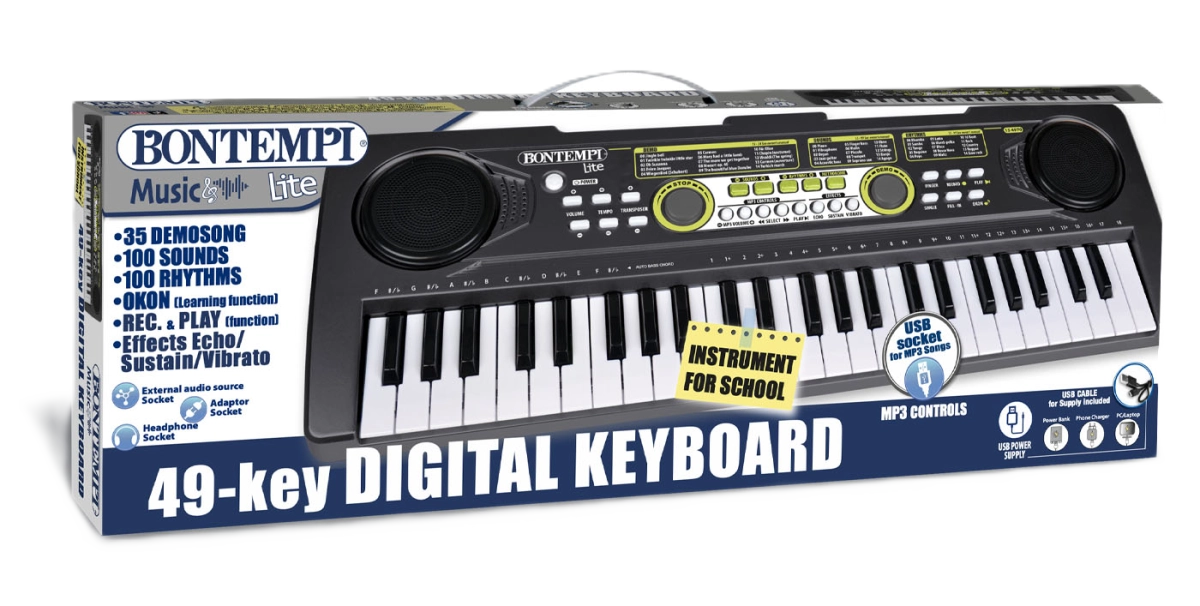 Bontempi Digital Keyboard with 49 midi size keys