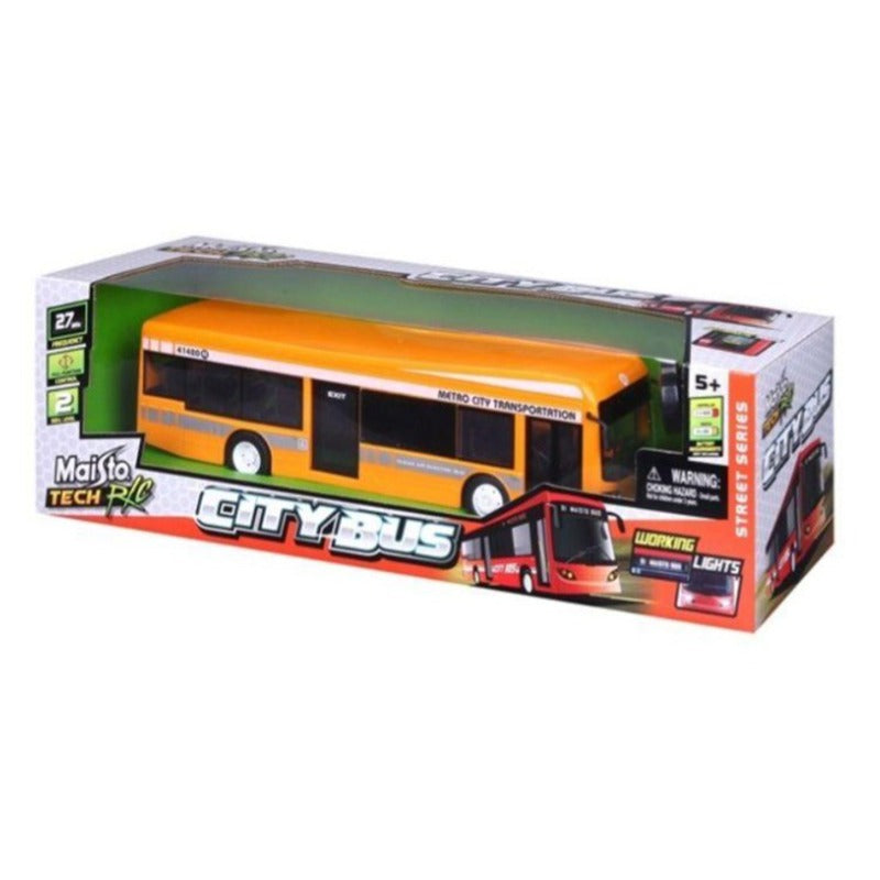 R C City Bus Orange 