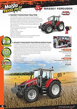 Maisto Tech Tractor RC 1:16 Massey Ferquson 8S Tractor 2.4 GHz
