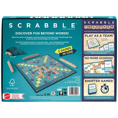 Scrabble Game Wooden Tiles