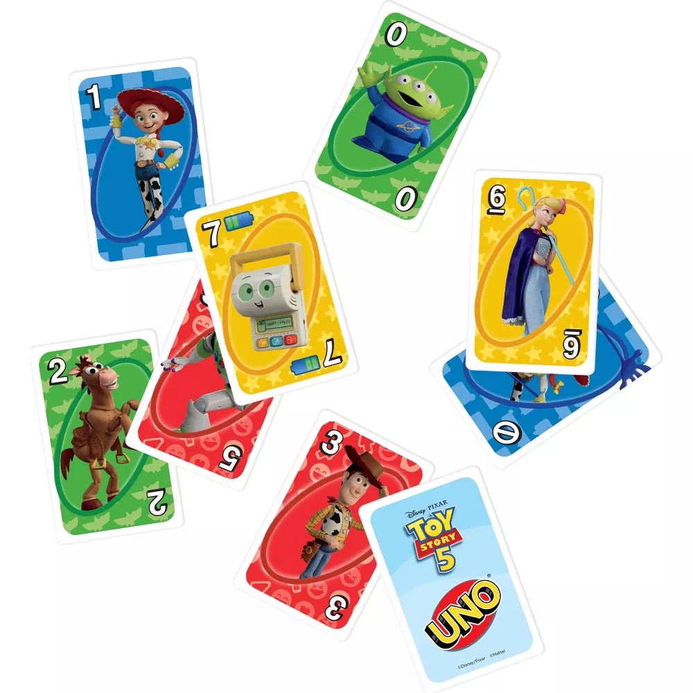 Uno Toy Story 5 Card Game