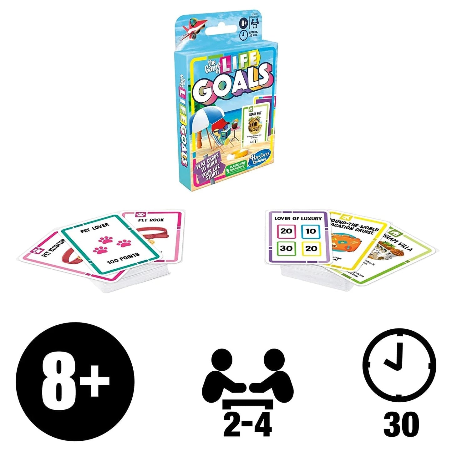 the Game of LIFE Goals Card Games
