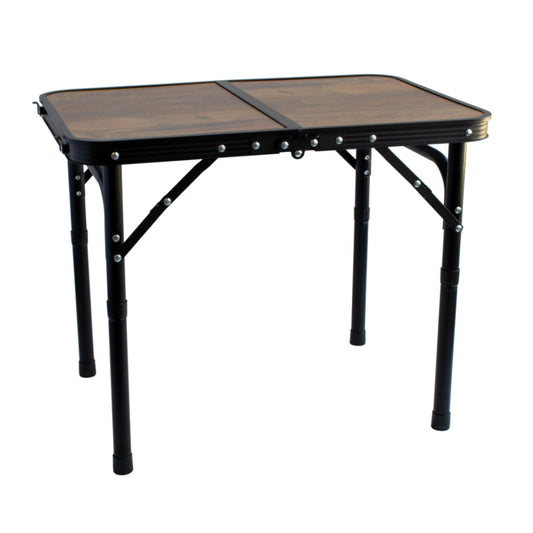 Supex Fold in Half Small Table with Wood Look