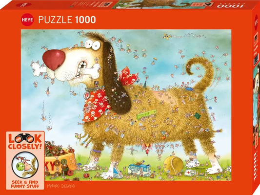 Jigsaw 1000pc Heye - Look Closely - At the Dog