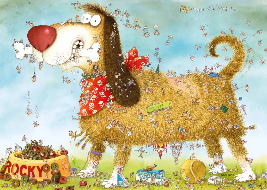 Jigsaw 1000pc Heye - Look Closely - At the Dog