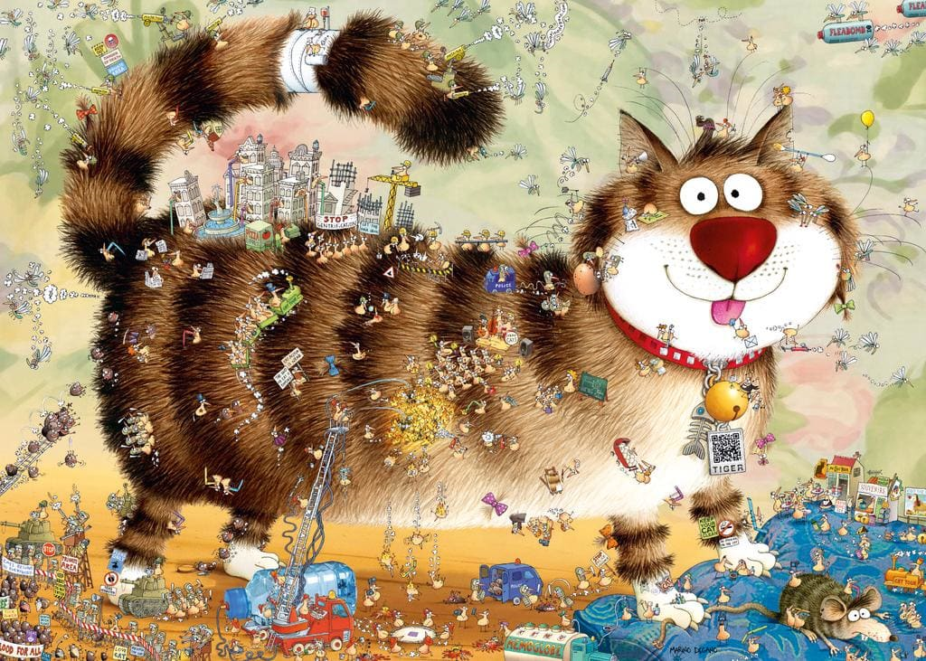 Jigsaw 1000pc Heye - Look Closely - At the Cat