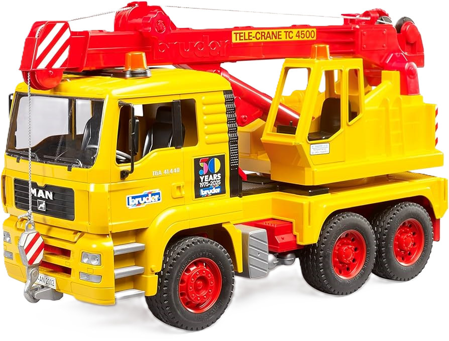 Bruder 01054 Man TGA Crane Truck - 50 Years