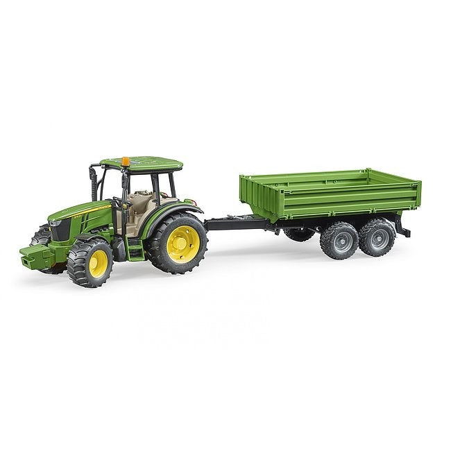 Bruder 02108 John Deere 5115 M with Trailer