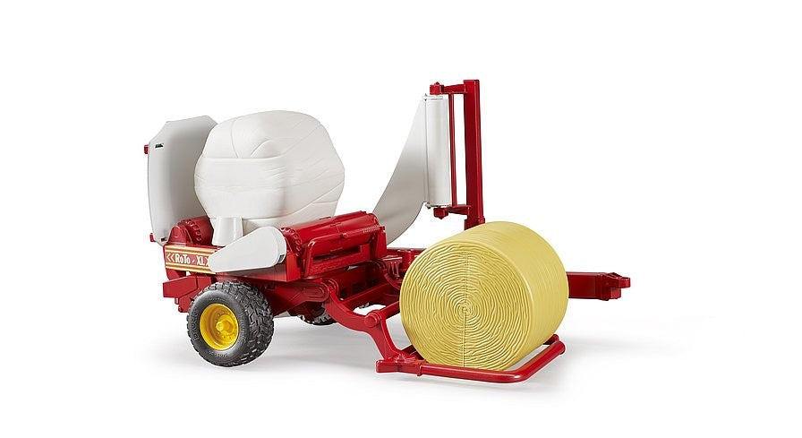 Bruder 02122 Bale Wrapper with Round Bales