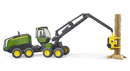 Bruder 02135 John Deere 1270G Harvester with Tree Trunk