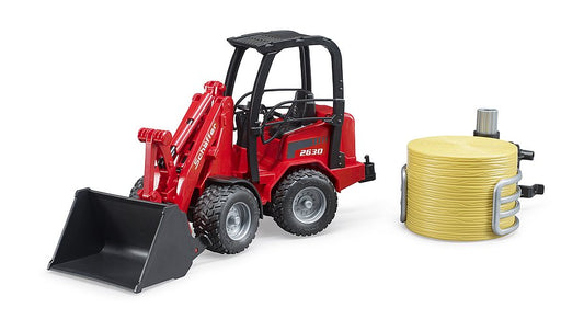 Bruder 02192 Shaffer Compact Loader 2630 with Bale Gripper and Bale