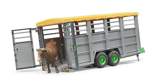 Bruder 02227 Livestock Trailer with 1 Cow