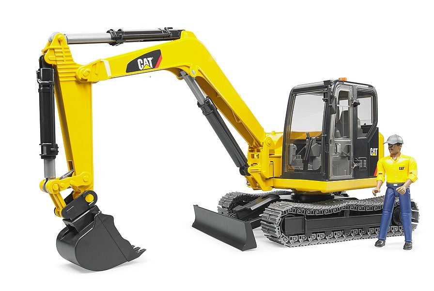 Bruder 02466 Caterpillar Mini Excavator with Worker