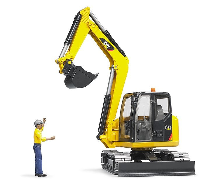 Bruder 02466 Caterpillar Mini Excavator with Worker