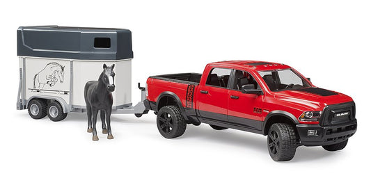 Bruder 02501 Ram 2500 Power Wagon with Horse Float