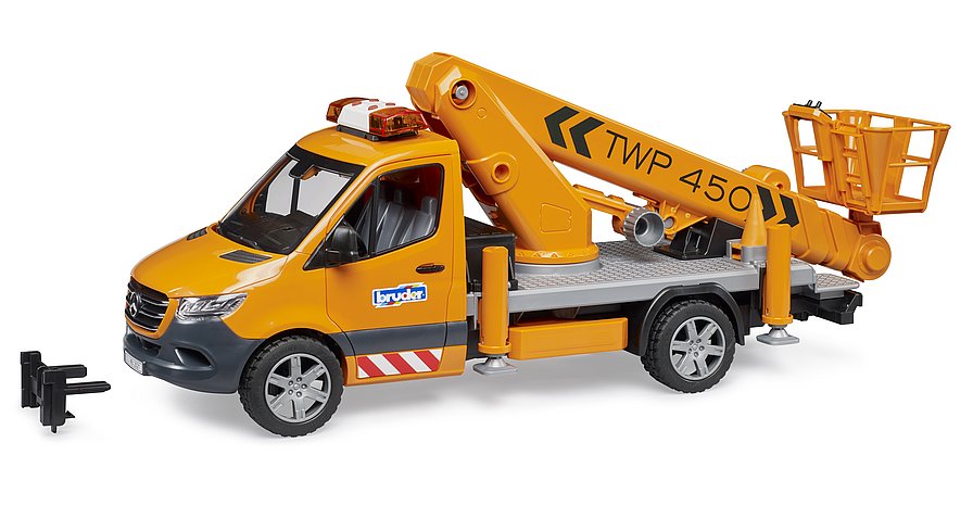 Bruder 02679 Mercedes-Benz G3 Sprinter with Working Platform and Lights