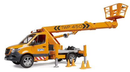 Bruder 02679 Mercedes-Benz G3 Sprinter with Working Platform and Lights