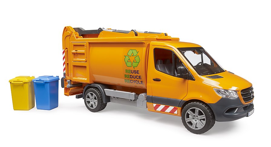 Bruder 02682 Mercedes-Benz G3 Sprinter Municipal Compact Garbage Truck 