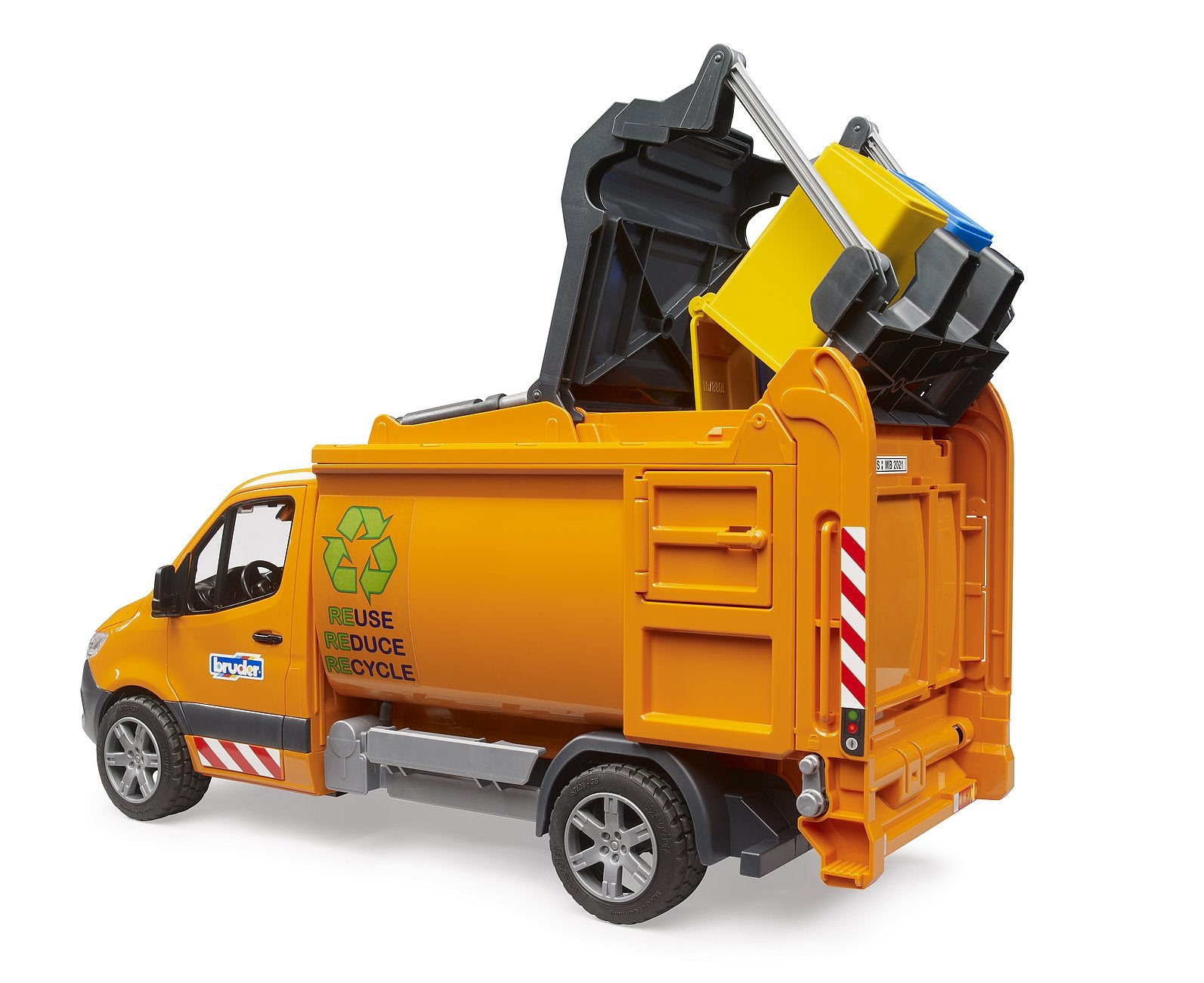 Bruder 02682 Mercedes-Benz G3 Sprinter Municipal Compact Garbage Truck 