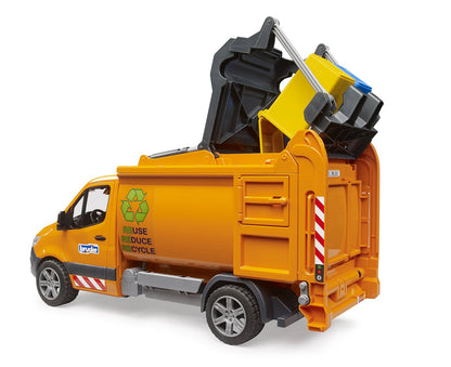 Bruder 02682 Mercedes-Benz G3 Sprinter Municipal Compact Garbage Truck 