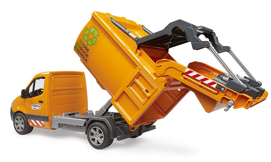 Bruder 02682 Mercedes-Benz G3 Sprinter Municipal Compact Garbage Truck 