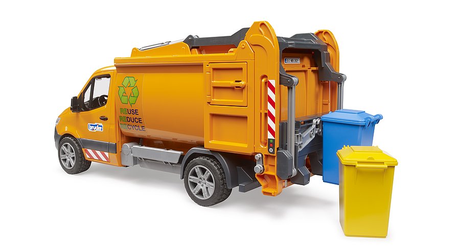 Bruder 02682 Mercedes-Benz G3 Sprinter Municipal Compact Garbage Truck 