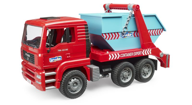 Bruder 02741 Man TGA Skip Container Truck