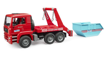 Bruder 02741 Man TGA Skip Container Truck