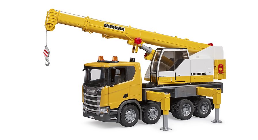 Bruder 03571 Super 560R Liebherr Crane Truck with Light & Sound