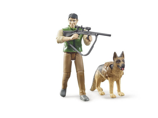 Bruder 62660 Forest Ranger with Dog & Equipement