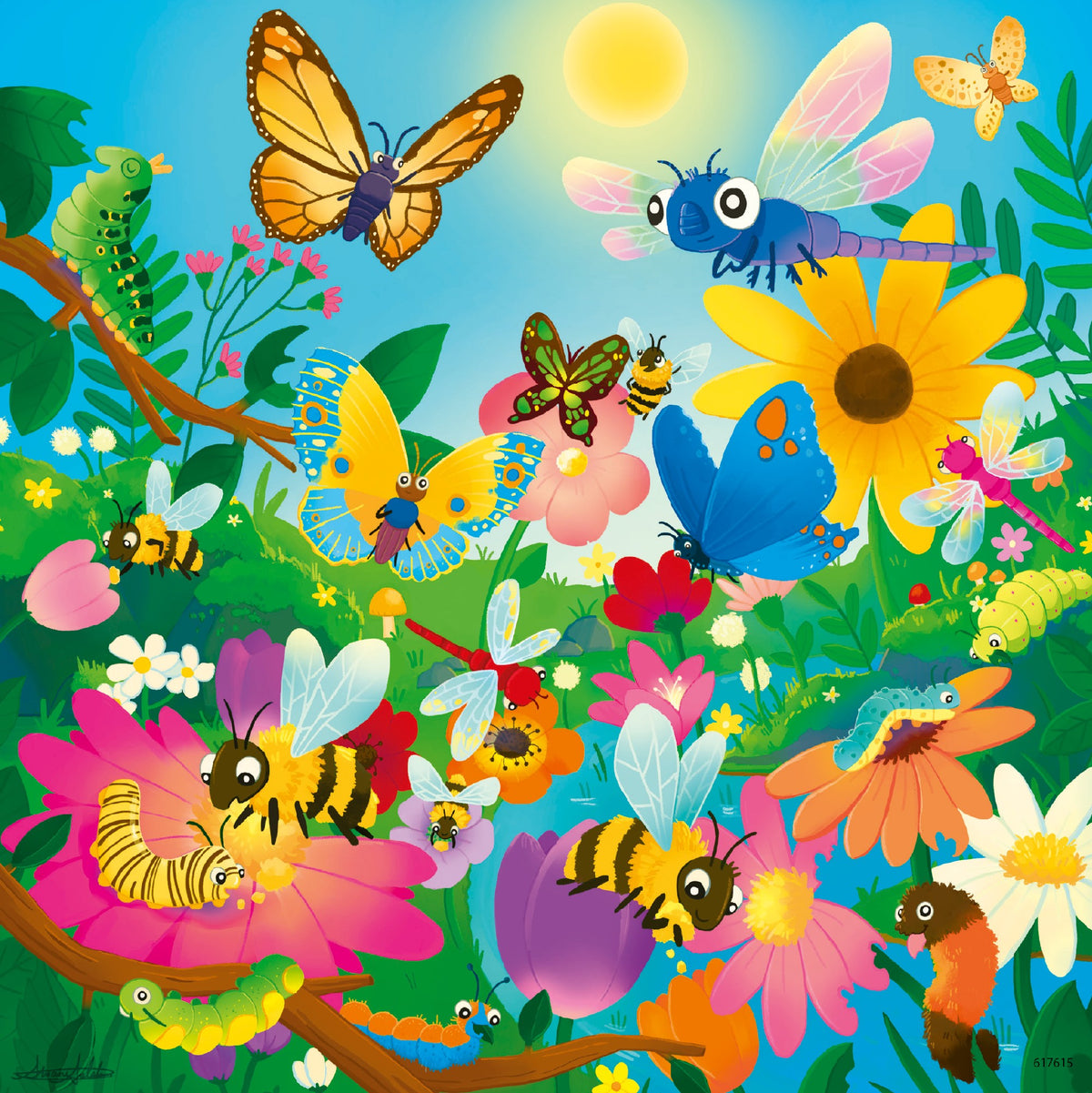 Jigsaw 3 x 49pc - Ravensburger - Bugs, Bugs, Bugs