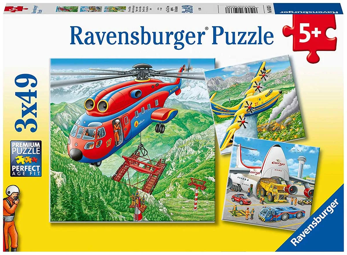 Jigsaw 3 x 49pc - Ravensburger - Above the Clouds