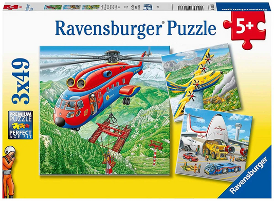 Jigsaw 3 x 49pc - Ravensburger - Above the Clouds